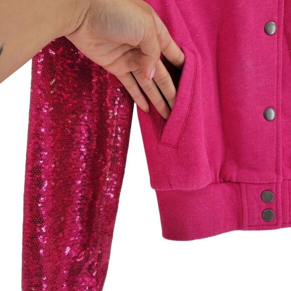 Victoria's Secret PINK Rare Limited Edition 2012 Sequin Varsity Jacket XS - Picture 8 of 16